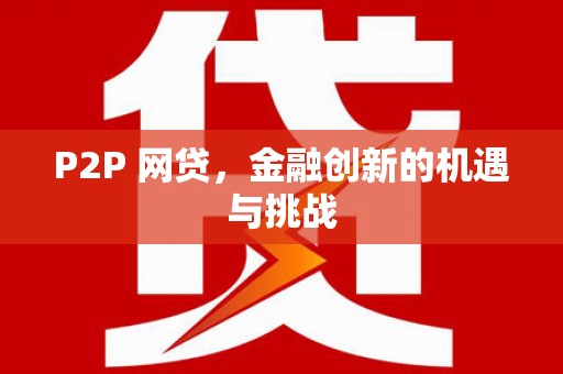 宣汉P2P 网贷，金融创新的机遇与挑战
