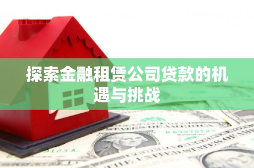 平果探索金融租赁公司贷款的机遇与挑战