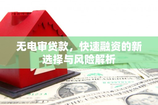阿里山无电审贷款，快速融资的新选择与风险解析