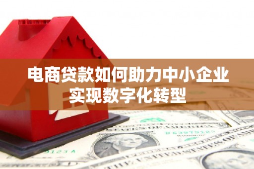 乌当电商贷款如何助力中小企业实现数字化转型