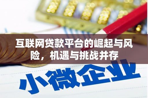 青阳互联网贷款平台的崛起与风险，机遇与挑战并存