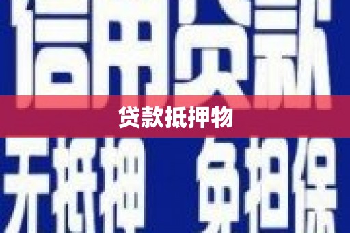 黄南贷款抵押物