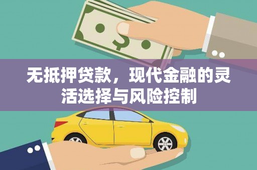 梁河无抵押贷款，现代金融的灵活选择与风险控制
