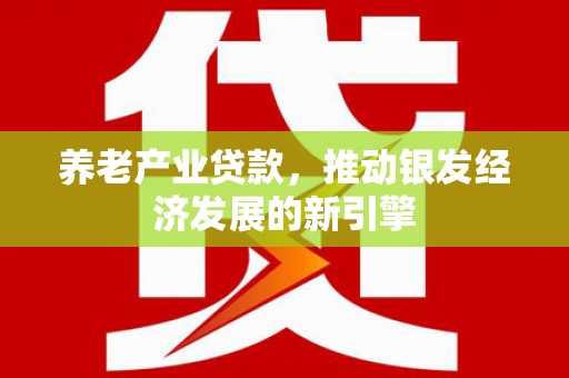 鹤庆养老产业贷款，推动银发经济发展的新引擎