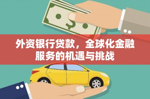 宁陵外资银行贷款，全球化金融服务的机遇与挑战