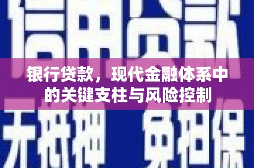 黄平银行贷款，现代金融体系中的关键支柱与风险控制