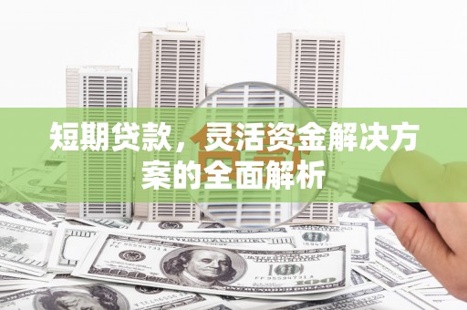 且末短期贷款，灵活资金解决方案的全面解析