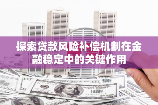 前金探索贷款风险补偿机制在金融稳定中的关键作用