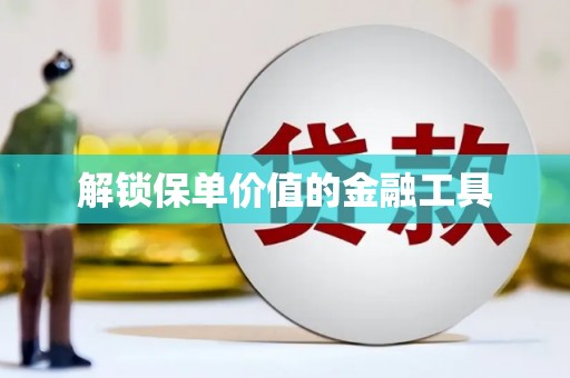 全南解锁保单价值的金融工具